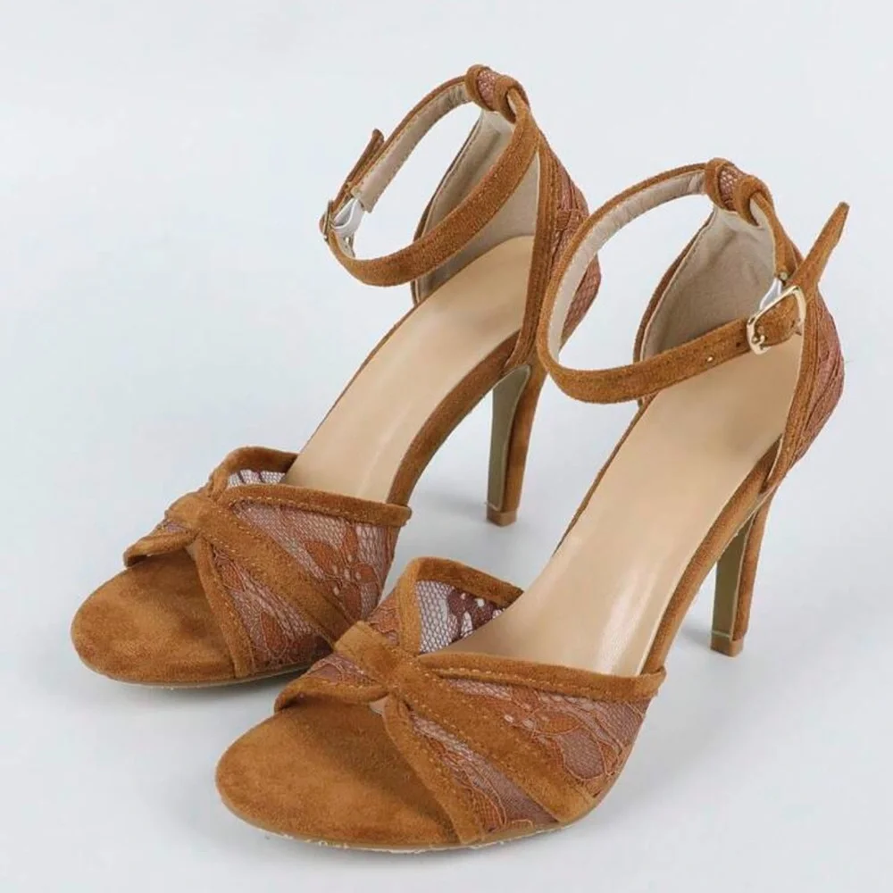 Ankle strap heels - Picture 2 of 3